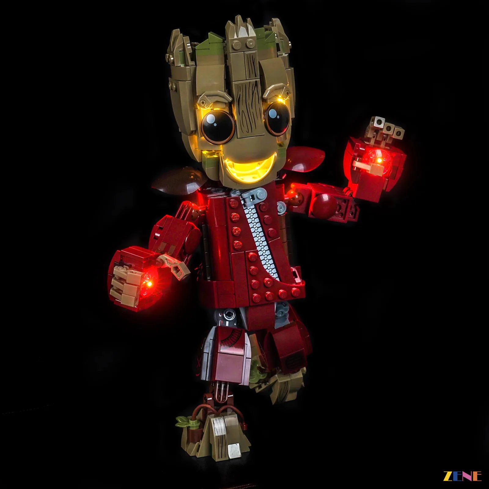 zene bricks LEGO Ravager Jumpsuit Groot Light Kit for #76341