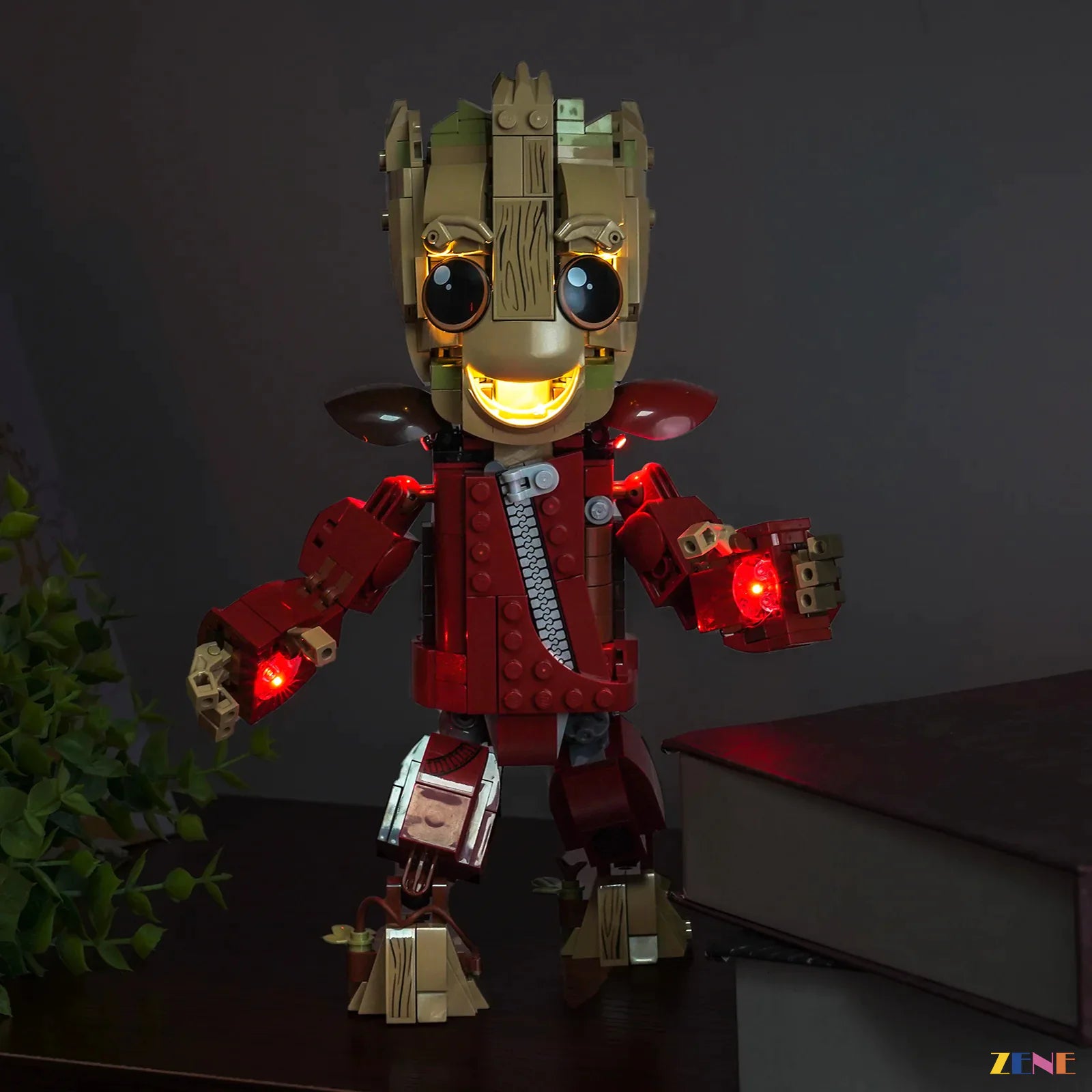 zene bricks LEGO Ravager Jumpsuit Groot Light Kit for #76341