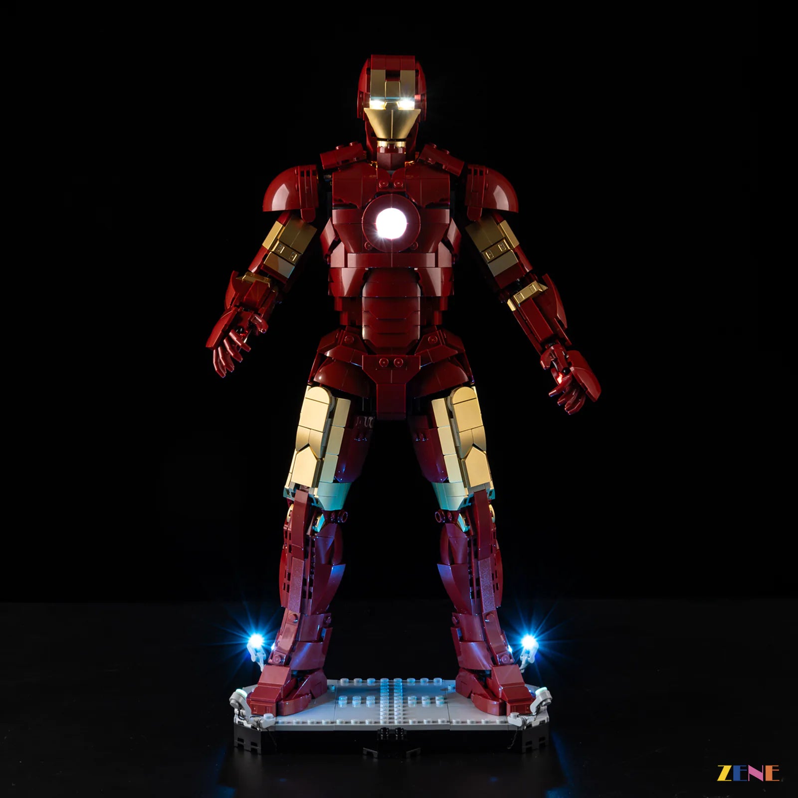 zene bricks Light Kit for Iron Man Mark 3 Collectors' Edition #76344
