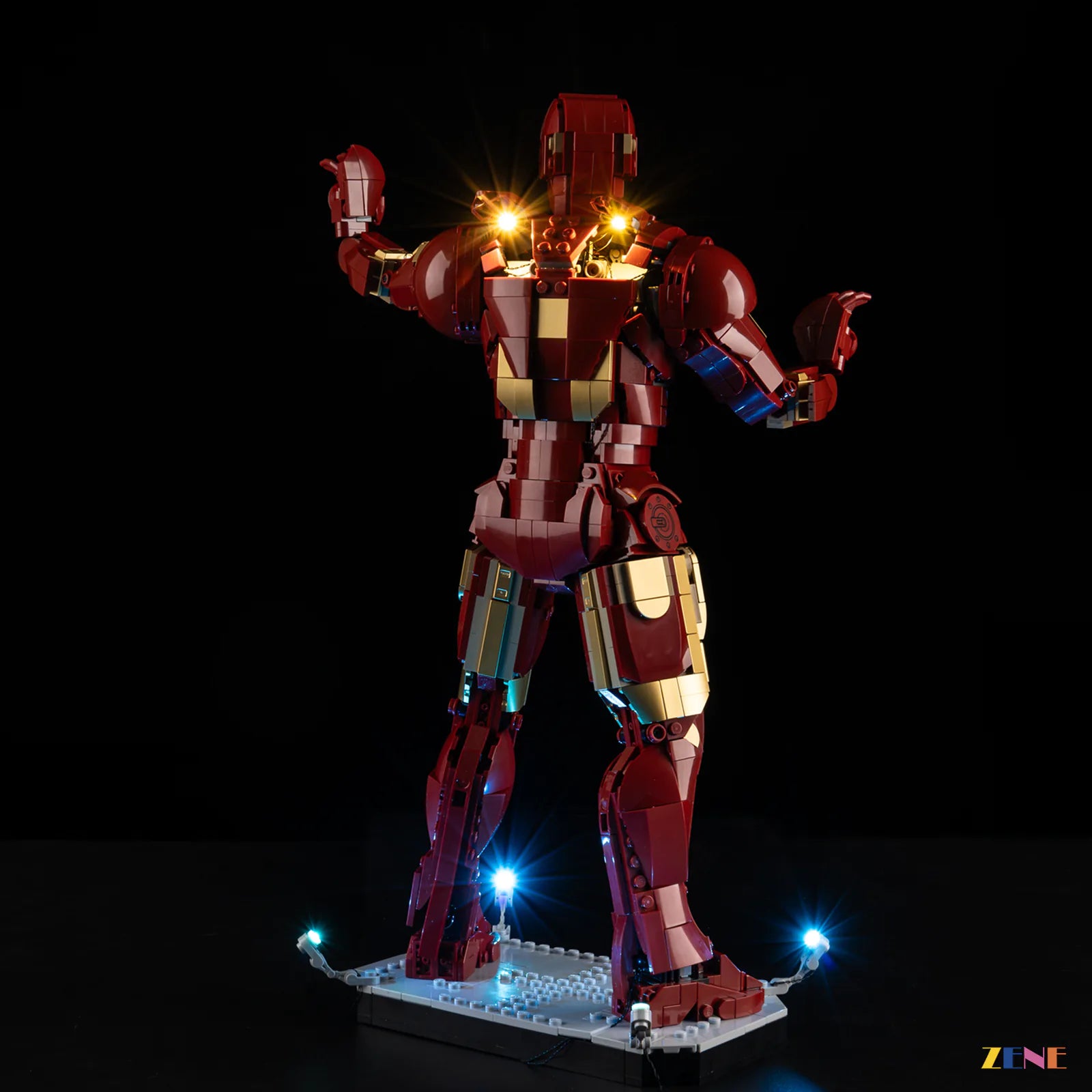 zene bricks Light Kit for Iron Man Mark 3 Collectors' Edition #76344