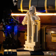 crimson stone nighttime display effect - ZENE Bricks Light Kit for LEGO® Sorcerer's Stone Collectors' Edition #76466 Ver.2