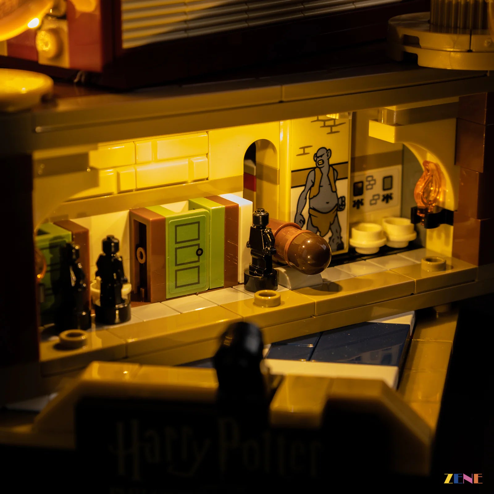 USB powered wizard display kit - ZENE Bricks Light Kit for LEGO® Sorcerer's Stone Collectors' Edition #76466 Ver.2