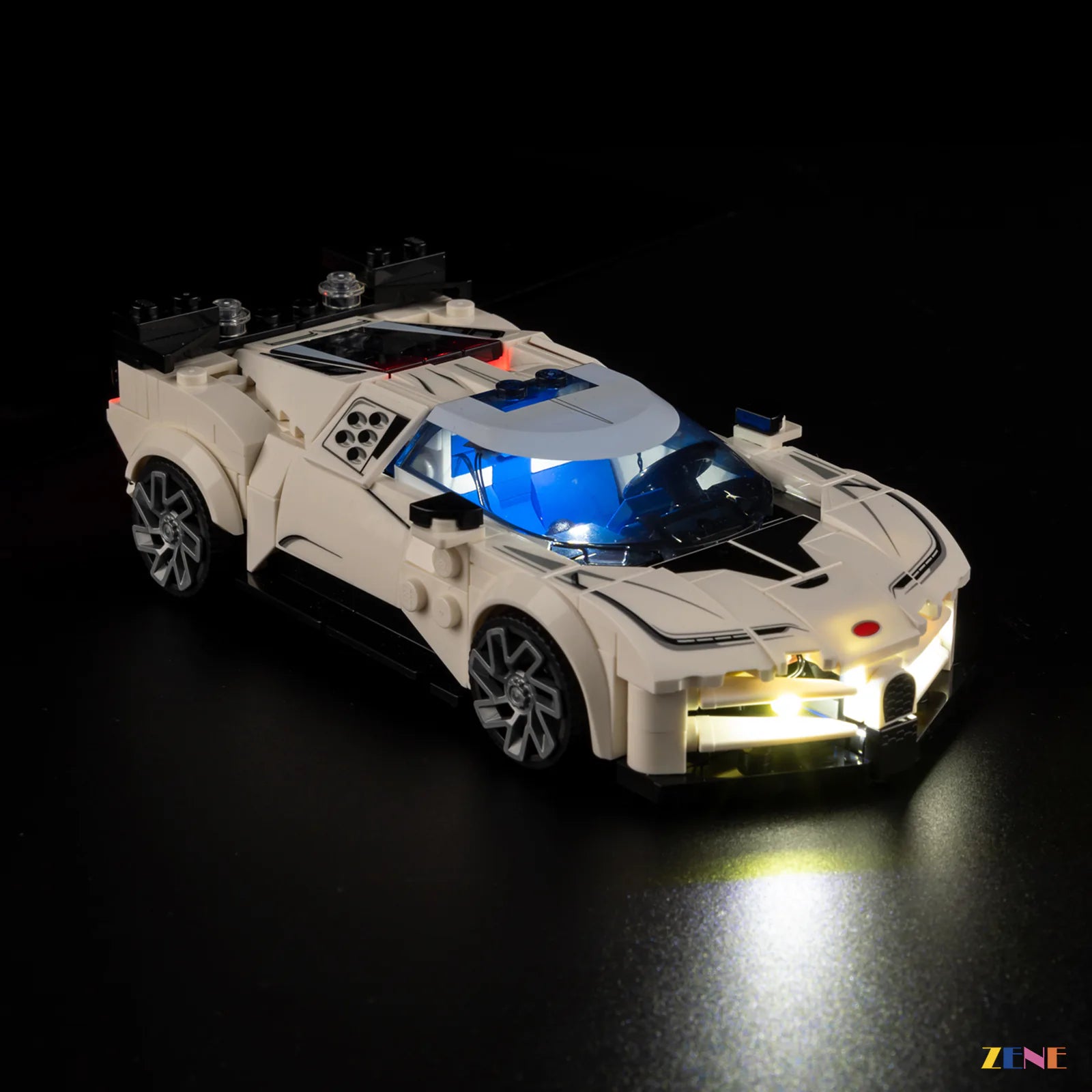 zene bricks LEGO Bugatti Centodieci Hyper Sports Car Light Kit for #77240