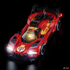 warm cockpit racing halo lights - ZENE Bricks Light Kit for LEGO® Ferrari 499P #77261