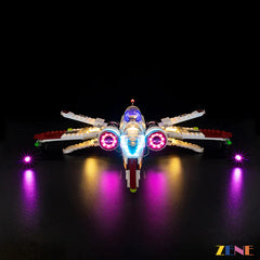 ARC-170 engines cockpit and Clone Wars starfighter glow - ZENE Bricks Light Kit for LEGO® ARC-170 Starfighter #75402