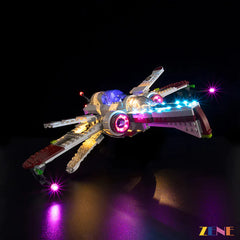 ARC-170 engines cockpit and Clone Wars starfighter glow - ZENE Bricks Light Kit for LEGO® ARC-170 Starfighter #75402