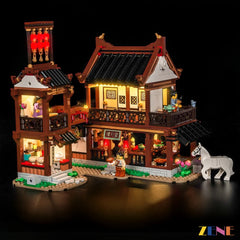 ZENE Bricks Light Kit for LEGO Moon-Gazing Inn #80121