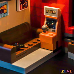 arcade machine red neon and blue screen glow - ZENE Bricks Light Kit for LEGO® Arcade Machine #40805