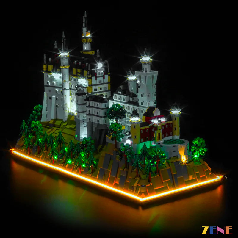 zene bricks Light Kit for Neuschwanstein Castle #21063