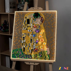 ZENE Bricks Light Kit for LEGO Art Gustav Klimt - The Kiss #31221