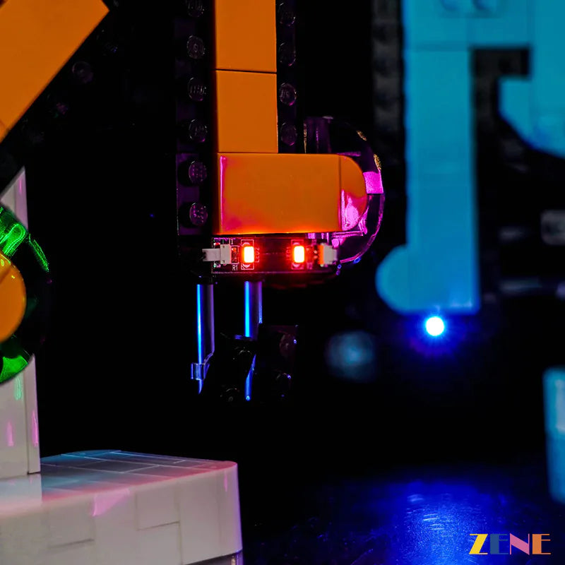 sculptural pop art light upgrade - ZENE Bricks Light Kit for LEGO® Dancing Figures #31216