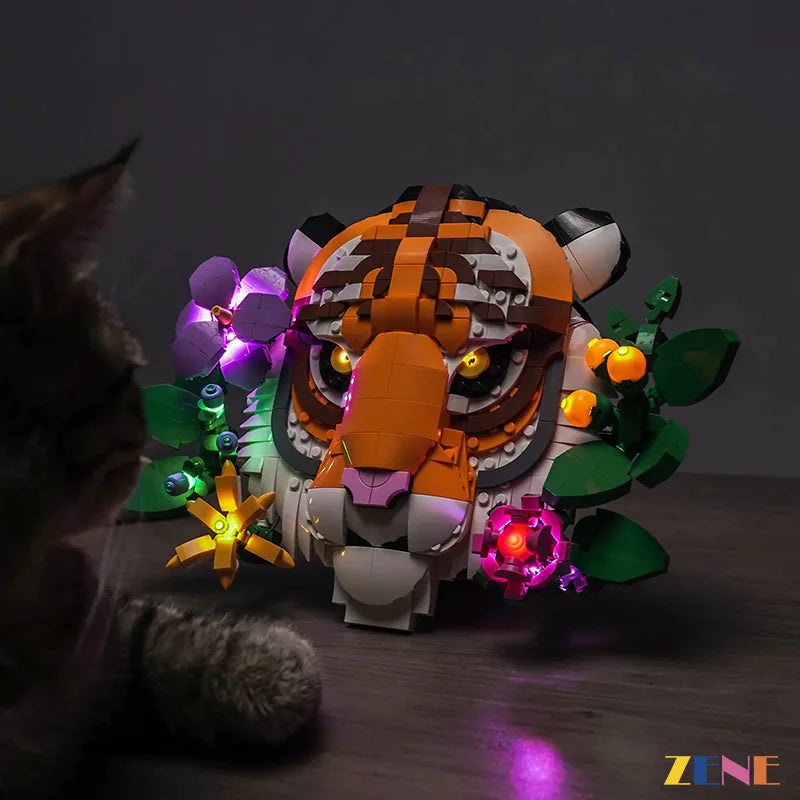 zene bricks Light Kit for LEGO Tiger - The Fauna Collection #31217