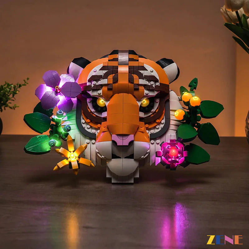 zene bricks Light Kit for LEGO Tiger - The Fauna Collection #31217