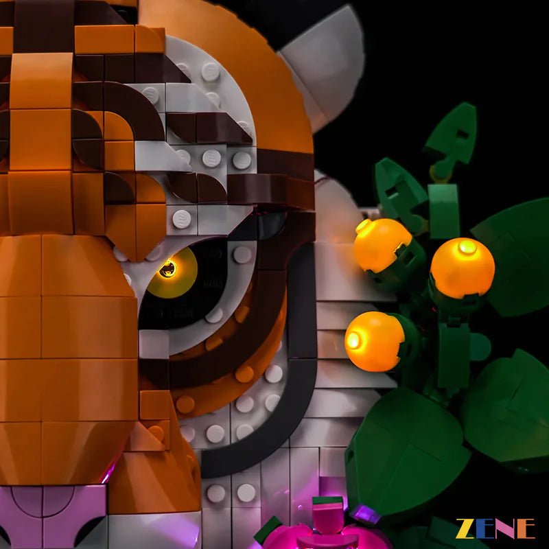 zene bricks Light Kit for LEGO Tiger - The Fauna Collection #31217