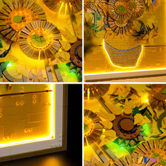 LEGO Vincent van Gogh Sunflowers Art 31215 with Light