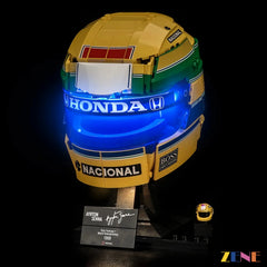 ZENE Bricks Light Kit for LEGO Ayrton Senna Helmet #43024