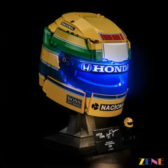 ZENE Bricks Light Kit for LEGO Ayrton Senna Helmet #43024