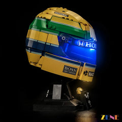 ZENE Bricks Light Kit for LEGO Ayrton Senna Helmet #43024
