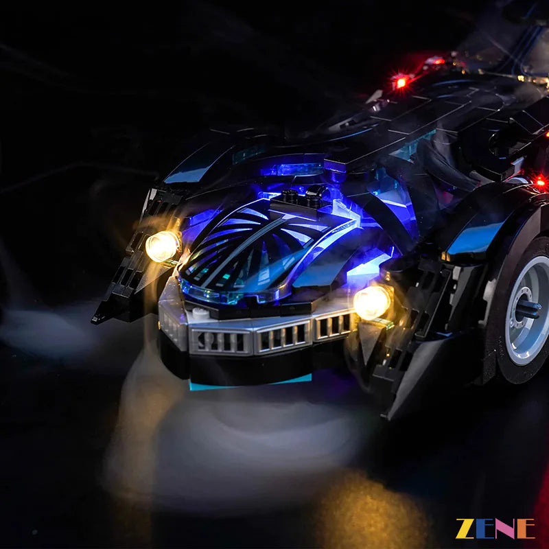 zene bricks Light Kit for Forever Batmobile #76304 (Red Ver.)
