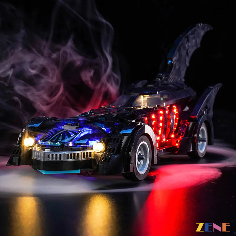 zene bricks Light Kit for Forever Batmobile #76304 (Red Ver.)