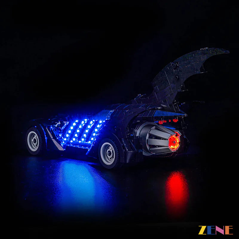 zene bricks Light Kit for Forever Batmobile #76304 (Blue Ver.)