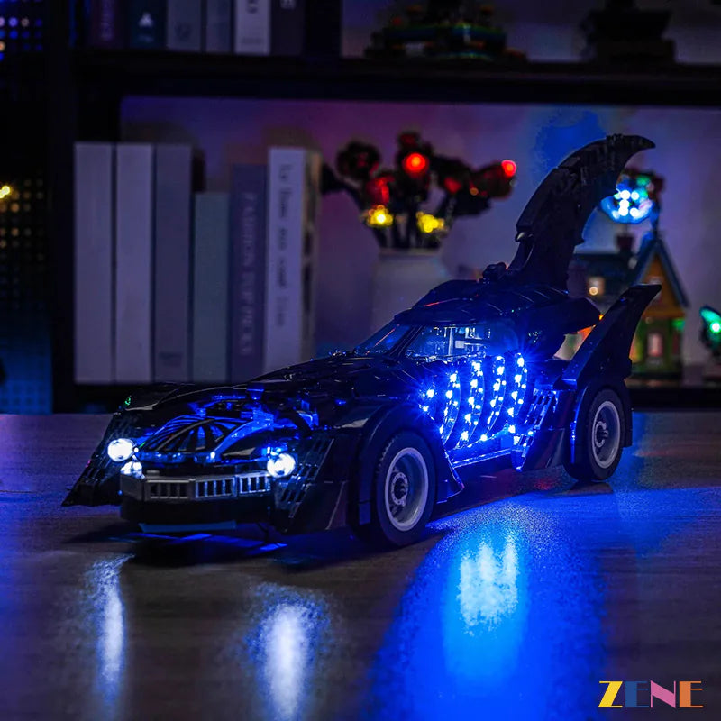 zene bricks Light Kit for Forever Batmobile #76304 (Blue Ver.)
