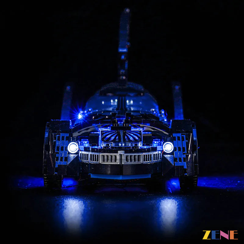 zene bricks Light Kit for Forever Batmobile #76304 (Blue Ver.)