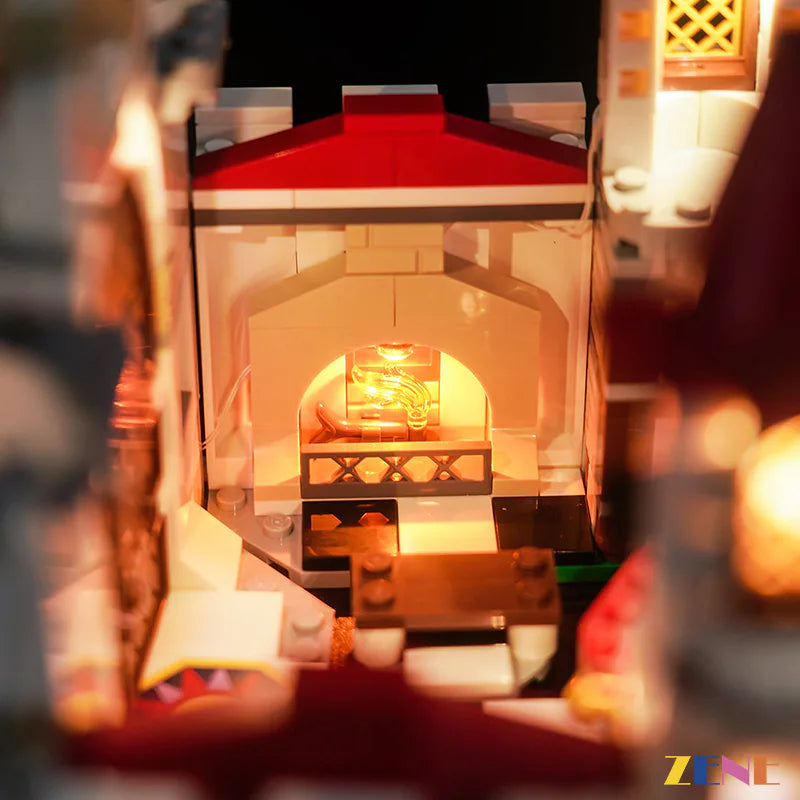 zene bricks Light Kit for LEGO Battle with Roy at Peach's Castle #71435