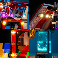 three-dimensional circus display LEDs - ZENE Bricks Light Kit for LEGO® Buggy the Clown's Circus Tent #75637