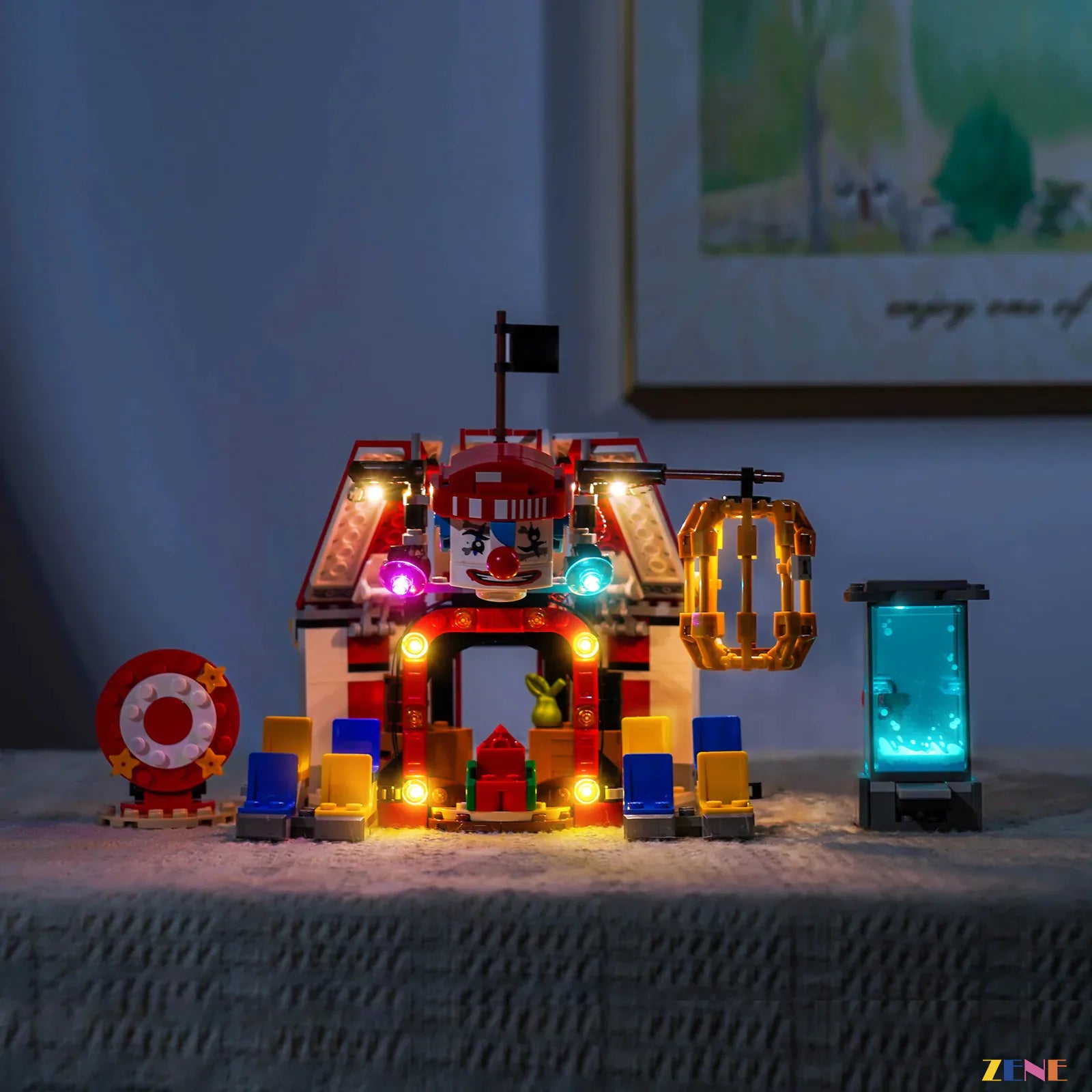 circus tent nighttime carnival lighting - ZENE Bricks Light Kit for LEGO® Buggy the Clown's Circus Tent #75637