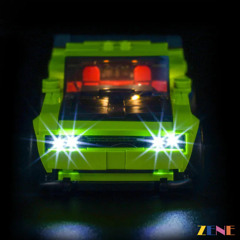 zene bricks LEGO Dodge Challenger SRT Hellcat Sports Car Light Kit for #77237