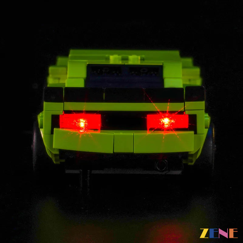 zene bricks LEGO Dodge Challenger SRT Hellcat Sports Car Light Kit for #77237
