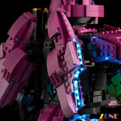 Fortnite mech multi-color LED display - ZENE Bricks Light Kit for LEGO® Mecha Team Leader #77078