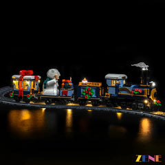 nostalgic railway journey light upgrade - ZENE Bricks Light Kit for LEGO® Holiday Express Train #10361