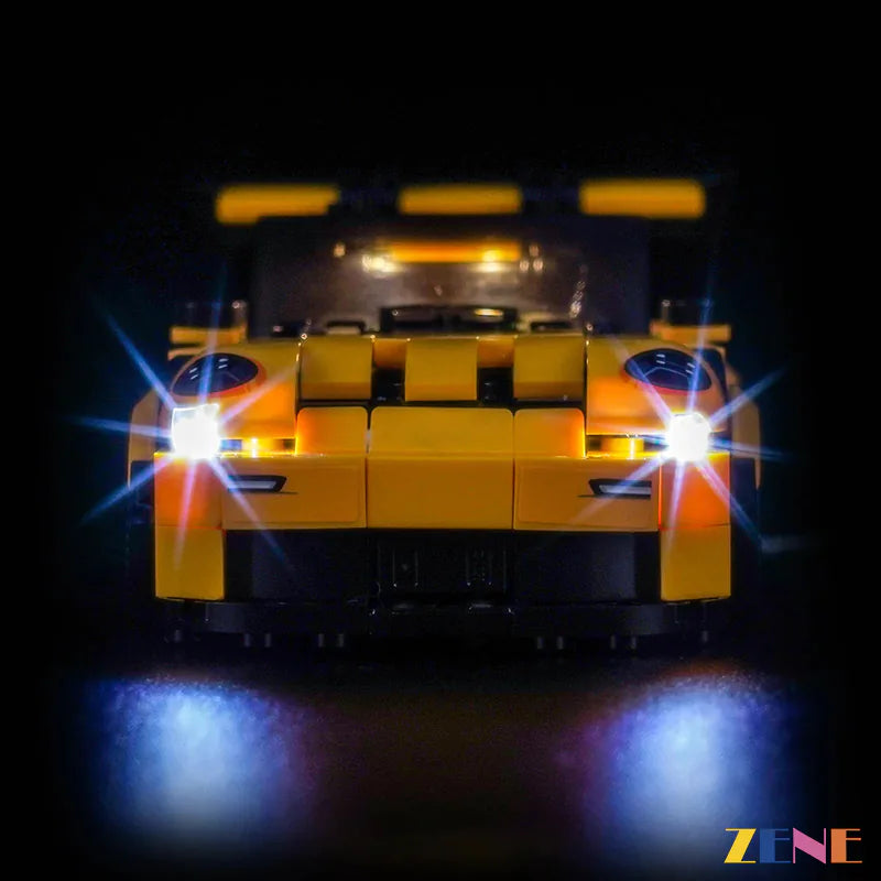 zene bricks LEGO Porsche 911 GT3 RS Super Car Light Kit for #77239