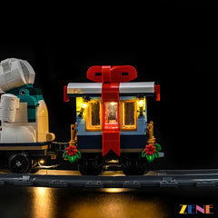 winter tableau train LED enhancement - ZENE Bricks Light Kit for LEGO® Holiday Express Train #10361