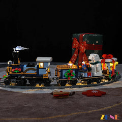 winter train fairytale display glow - ZENE Bricks Light Kit for LEGO® Holiday Express Train #10361