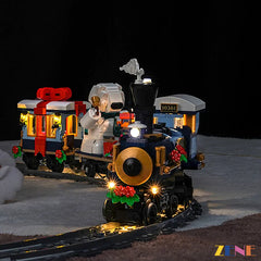 holiday train radiant spectacle lighting - ZENE Bricks Light Kit for LEGO® Holiday Express Train #10361