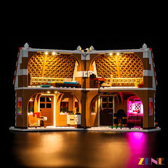 holiday interior room illumination - ZENE Bricks Light Kit for LEGO® Festive Gingerbread House #40809