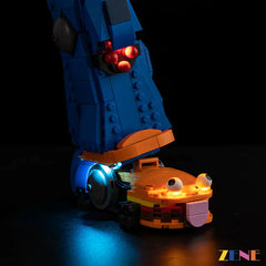 show stopping icon night display - ZENE Bricks Light Kit for LEGO® Mecha Team Leader #77078