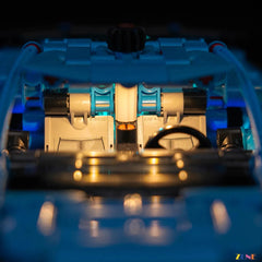 LEGO Chevrolet Corvette Stingray Blue Light Kit for #42217