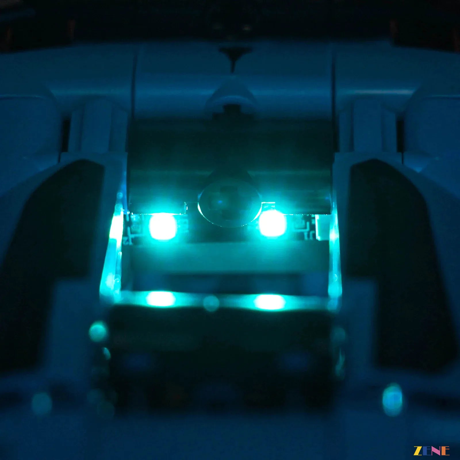 zene bricks LEGO Chevrolet Corvette Stingray Blue Light Kit for #42217
