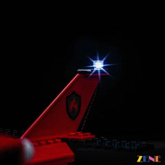 fire rescue plane navigation strobes and cockpit glow - ZENE Bricks Light Kit for LEGO® Fire Rescue Plane #60413