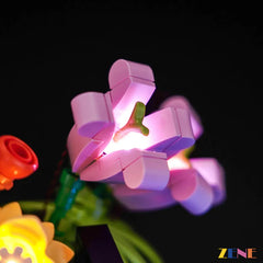 LEGO Record Player with Flowers