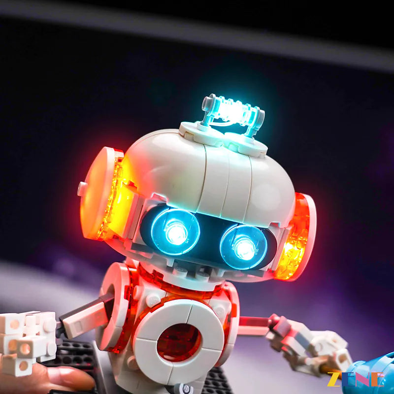 zene bricks Light Kit for LEGO Space Robot #31164
