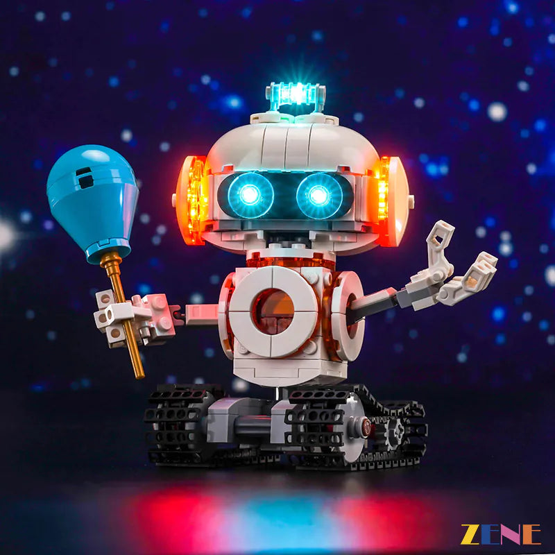 zene bricks Light Kit for LEGO Space Robot #31164
