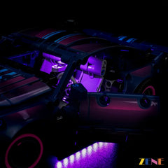 ZENE Bricks Light Kit for LEGO Garage Ford Mustang GT Car #42236