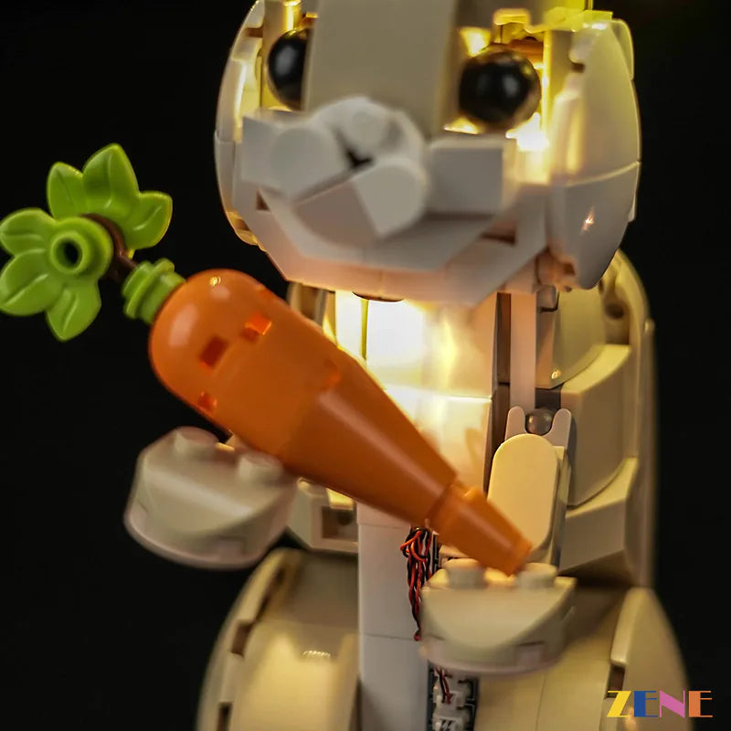 zene bricks Light Kit for LEGO Cute Bunny #31162