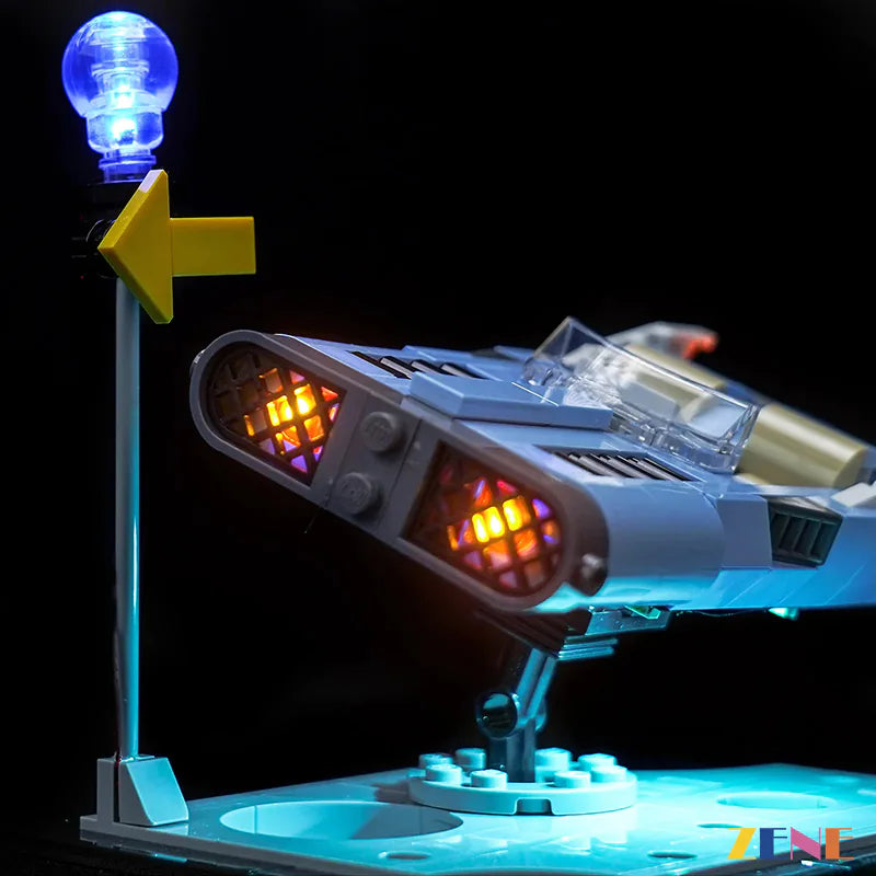 zene bricks Light Kit for Flying Moon Car #40789