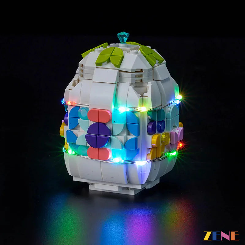 zene bricks Light Kit for LEGO Decorative Easter Egg #40816